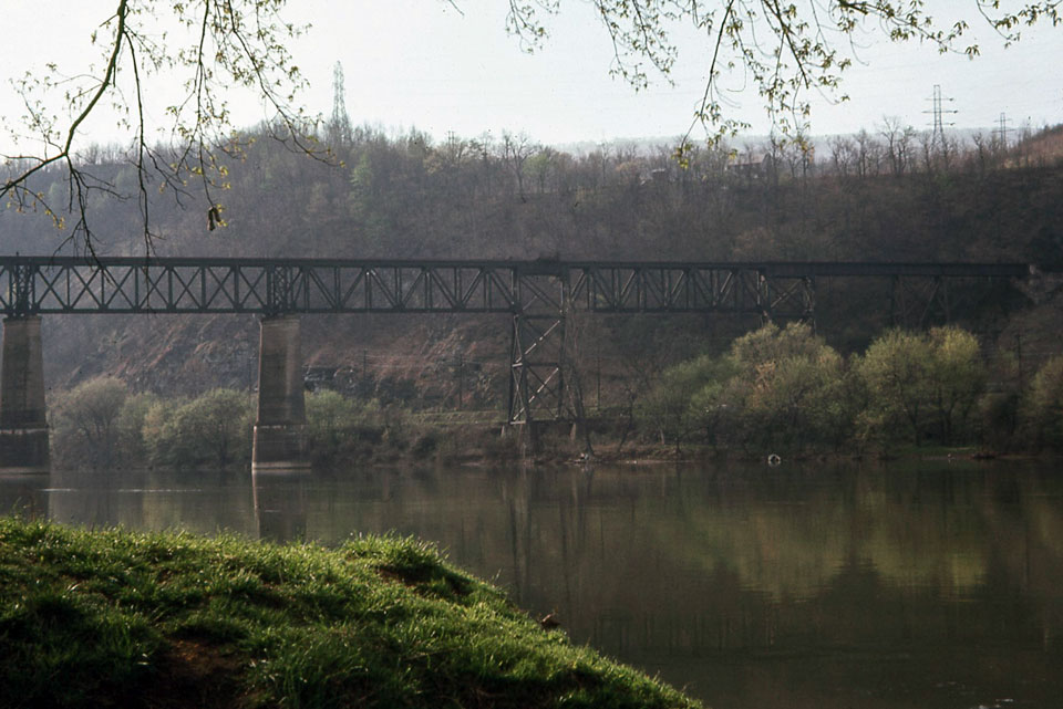 New River Bridge - Glen Lyn, Virginia - April, 1968