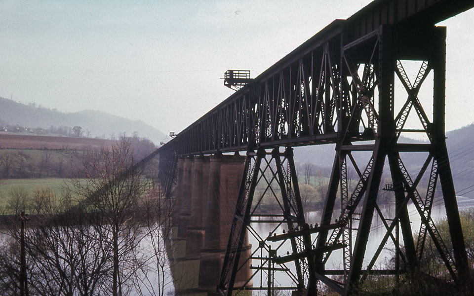 New River Bridge - Glen Lyn, Virginia - April, 1968