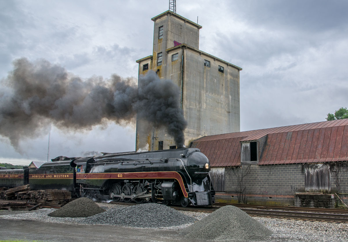 Norfolk & Western 611, Marshall, Virginia